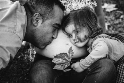 sesion premama en exteriores y en familia